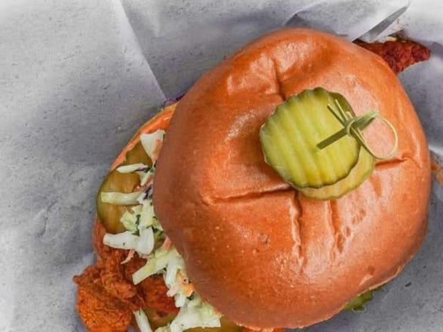 40 Nashville Hot Chicken Sandwich.